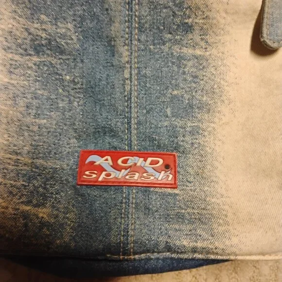 Acid Splash Denim Bag 💙 - Picture 4 of 8